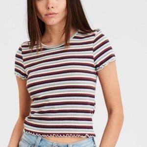 American Eagle cropped tee